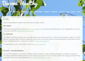 De website van Become Healthy