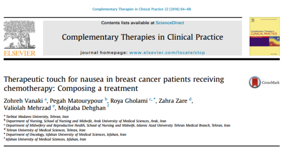 Het artikel in Complementary Therapies in Clinical Practice.