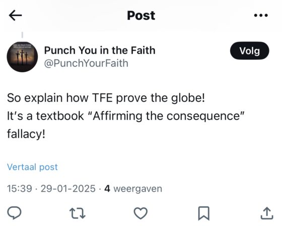 TFE gebaseerd op ongeldige logica? 2