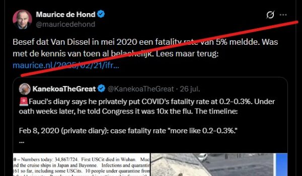 Maurice de Hond volhardt in leugens over Jaap van Dissel 3