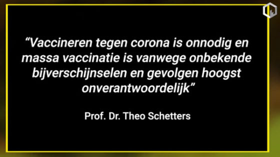 Professor Schetters zaait ongefundeerde twijfel over coronavaccins 23