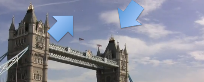 UFO's boven Londen? 1