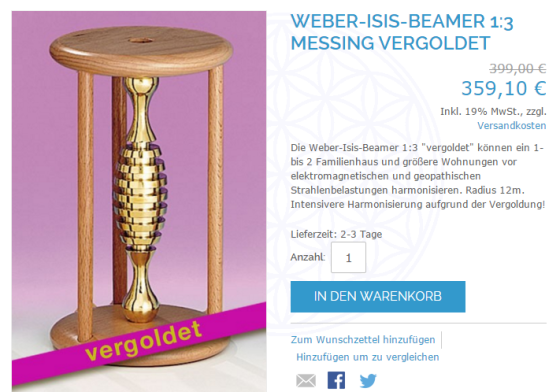 Weber-Isis-Beamer