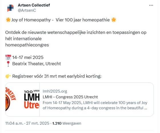 Gevaarlijke artsensekte viert 100-jarig bestaan in de Jaarbeurs 3