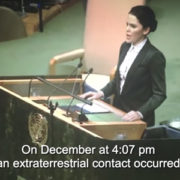 Nepvideo van VN vergadering over 'first UFO contact' 37