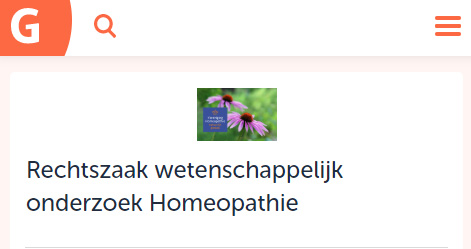 Vereniging Homeopathie misleidt met donatiecampagne voor 'rechtszaak' 4