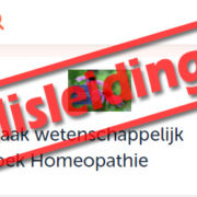 Vereniging Homeopathie misleidt met donatiecampagne voor 'rechtszaak' 7