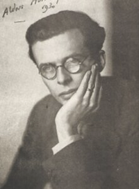 Aldous Huxley (bron: wikimedia)