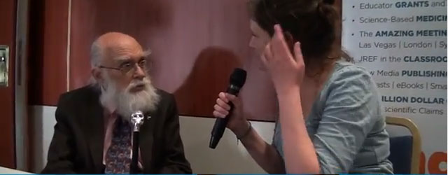 World Skeptics Congress - James Randi interview 1