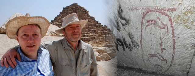 Amateurarcheologen nemen illegaal monsters in piramide van Cheops 1