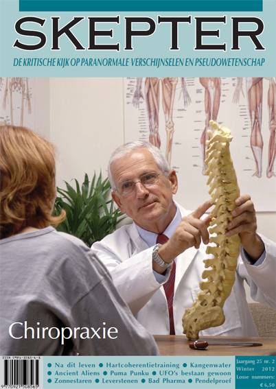 In Skepter 25.2 een uitgebreid artikel over chiropraxie van de hand van Dirk Koppenaal